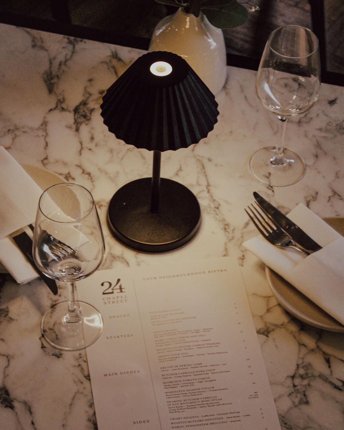 Menus | 24 Chapel Street | Your Neighbourhood Bistro | Ormskirk, Lancashire